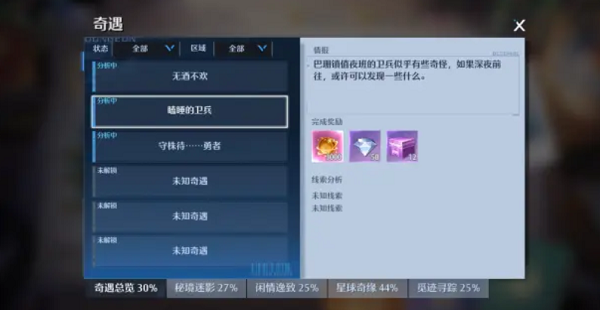 诺亚之心奇遇瞌睡的卫兵完成攻略