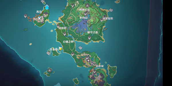 原神20级稻妻地图怎么开