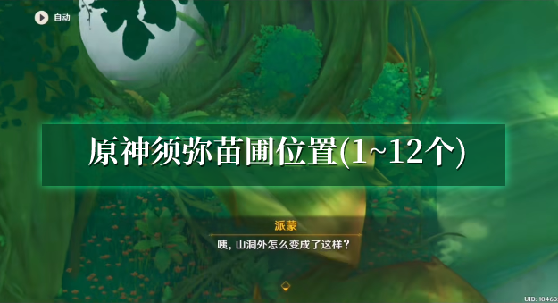 原神须弥苗圃播种位置