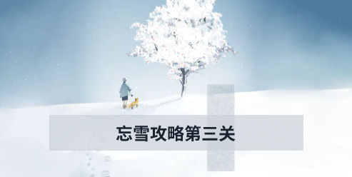 忘雪攻略第三关