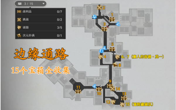 崩坏星穹铁道边缘通路宝箱位置 边缘通路宝箱收集攻略