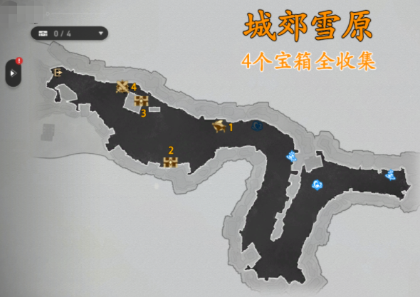 崩坏星穹铁道城郊雪原宝箱位置 城郊雪原宝箱收集攻略