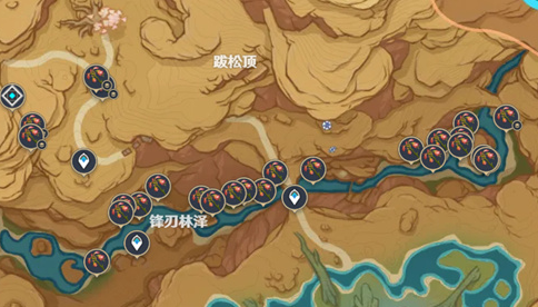原神悼灵花位置分布图