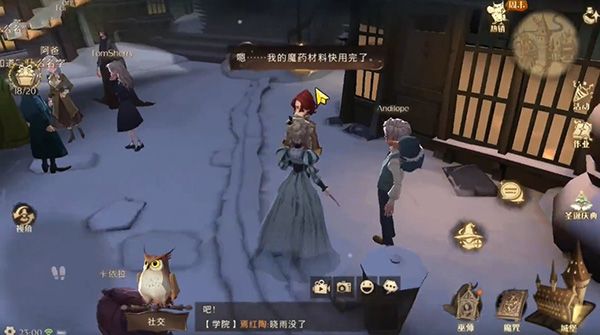 哈利波特魔法觉醒伙伴赠礼在哪 给伙伴送礼物的位置