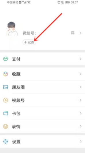微信状态动态图怎么设置