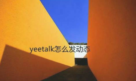 Yeetalk怎么发动态