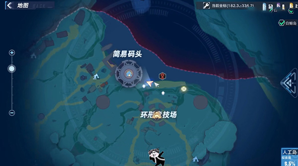 幻塔人工岛风景点位置大全