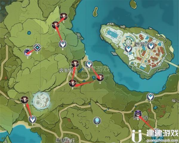 《原神》精英怪位置地图