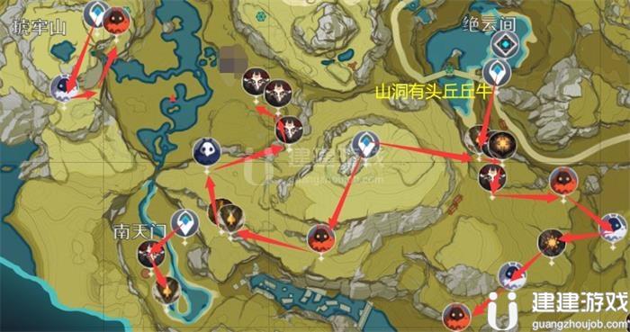 《原神》精英怪位置地图