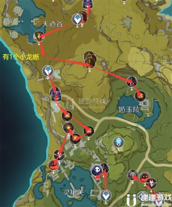 《原神》精英怪位置地图