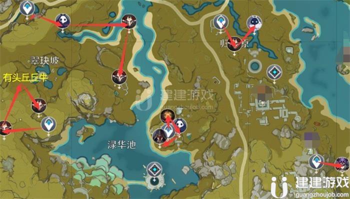 《原神》精英怪位置地图