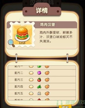 动物夜市汉堡配方