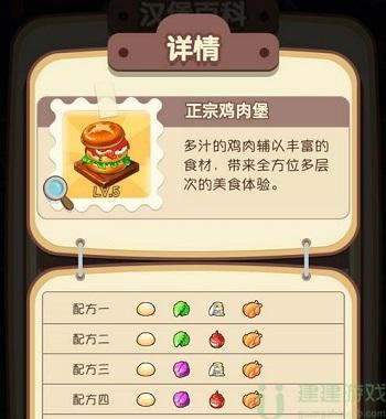 动物夜市汉堡配方