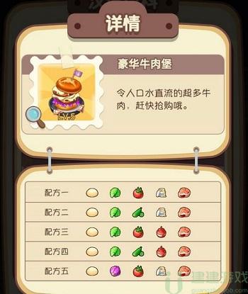 动物夜市汉堡配方