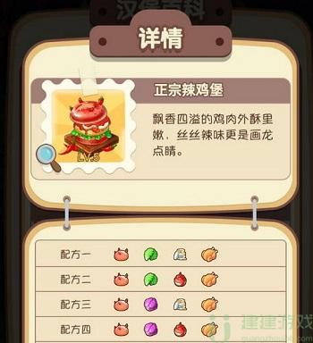 动物夜市汉堡配方