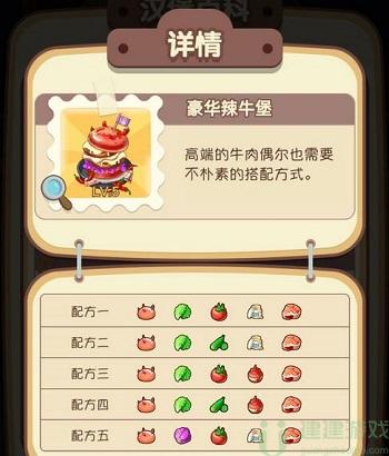 动物夜市汉堡配方