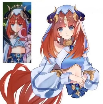 原神妮露立绘