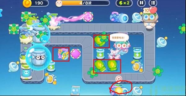 保卫萝卜4太空穿越第5关攻略图解