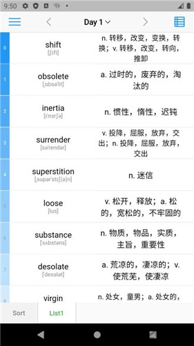 list背单词最新版