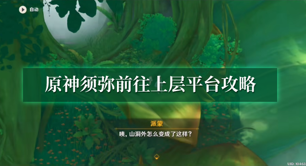 原神须弥前往上层平台攻略
