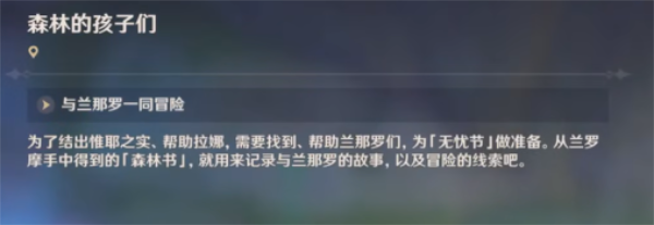 原神森林的孩子们攻略