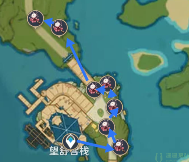 原神琉璃百合采集点分布图