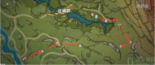 原神香辛果采集线路