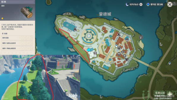 原神木头采集点图文