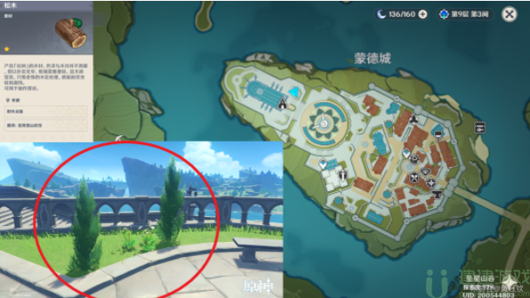 原神木头采集点图文