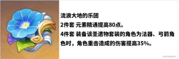 原神妮露圣遗物搭配推荐