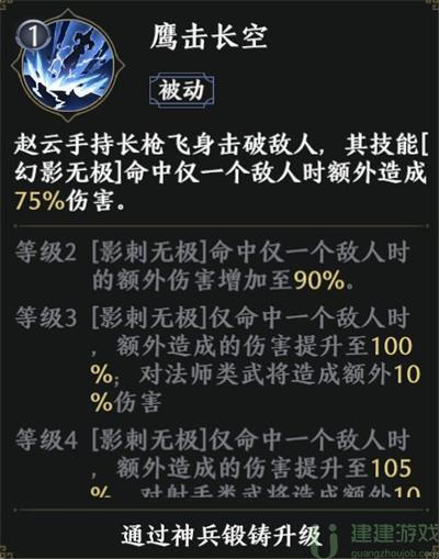 极无双2赵云技能介绍