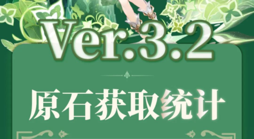 原神3.2能攒下多少原石统计