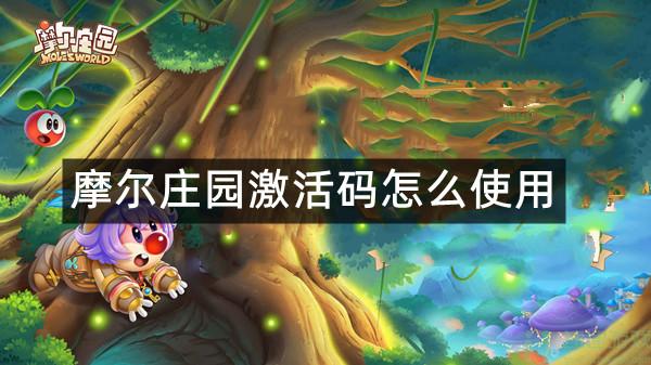 摩尔庄园激活码怎么使用