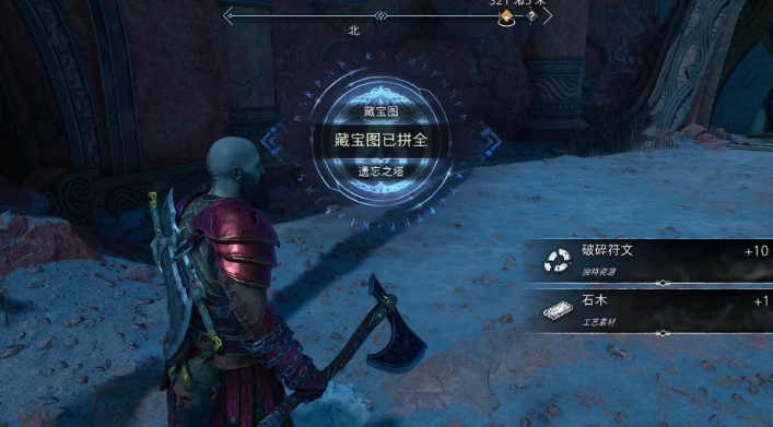 战神5诸神黄昏藏宝图遗忘之塔攻略图文