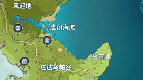 原神蒙德地灵龛位置在哪