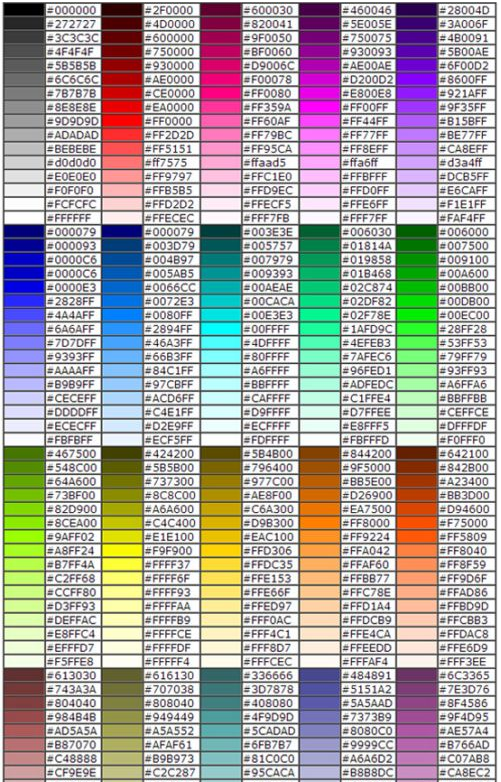 球球大作战名字颜色代码大全