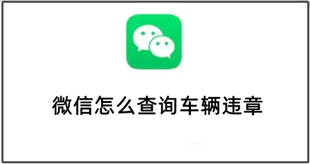 微信怎么查询车辆违章