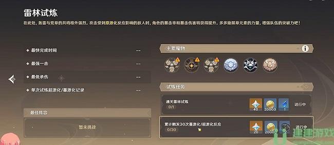 原神迷城战线雷林试炼攻略