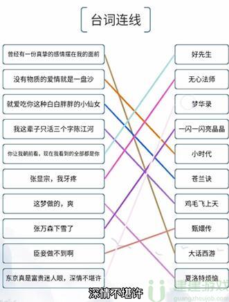 我的文字世界台词连线通关攻略