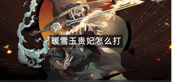 暖雪玉贵妃怎么打