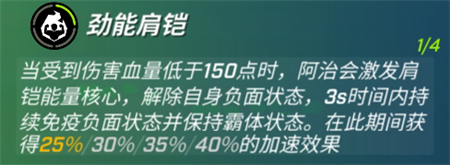 逃跑吧少年劲铠阿治技能