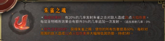 暖雪朱雀之魂圣物有什么用
