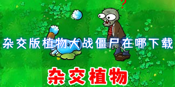 杂交版植物大战僵尸在哪下载